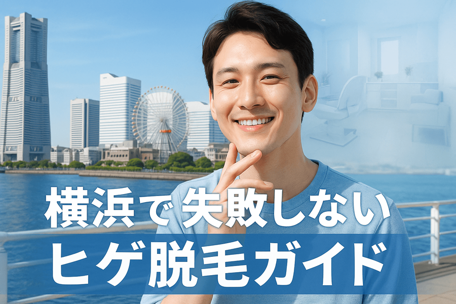 横浜のヒゲ脱毛おすすめ！料金・効果・痛みを徹底比較