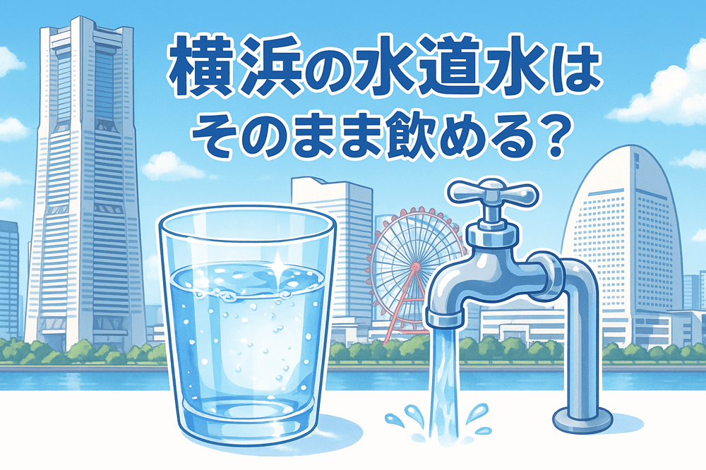 横浜の水道水はそのまま飲める？