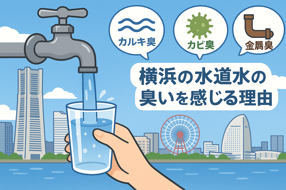 横浜の水道水の「臭い」を感じる理由