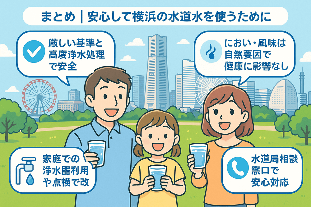 まとめ｜安心して横浜の水道水を使うために